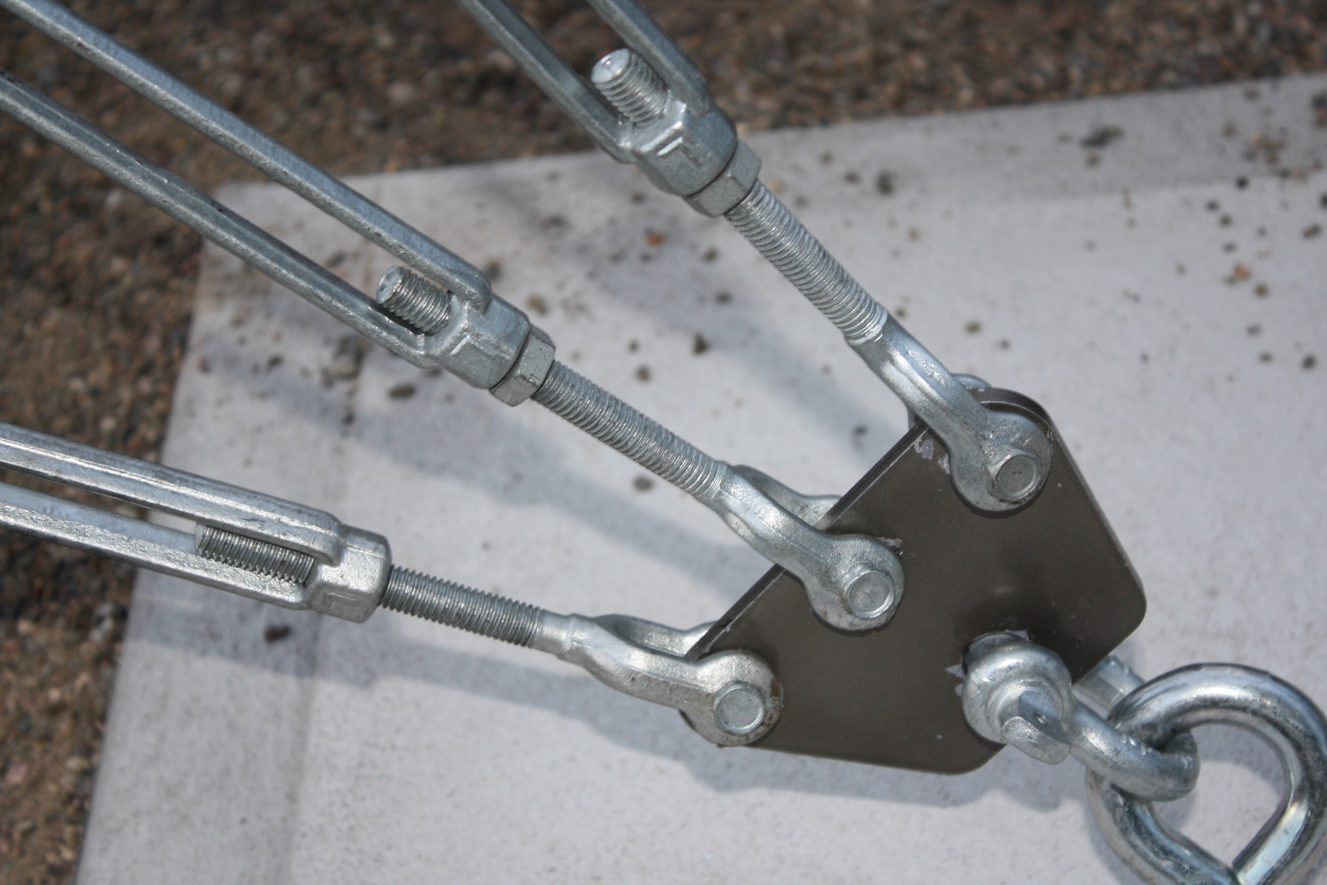 APRS6616_1 Tower Load Equalizing Plate Installed by a Customer on a 50