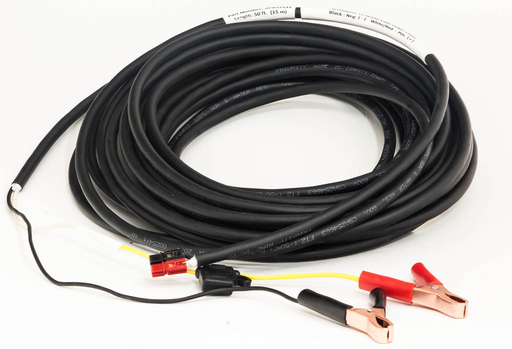 APRS7531: Battery jumper cable for cabu cellular gateway, 15.2 m (50 ft)