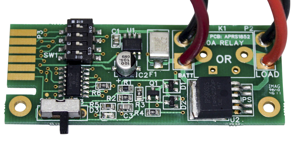 APRS5013: Automatic Power Off, Solid State (APO3SS), Circuit Board with Bare Wire Leads