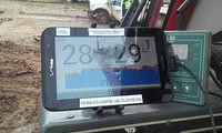 Touch screen tablet, for in-cab display and cellular communications