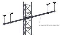 45G Tower with APRS World wind sensor boom