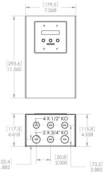 Production Logger dimensions